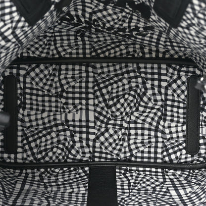MCM Grained Calfskin Visetos Medium Liz Reversible Shopper Tote Black 9 of 20