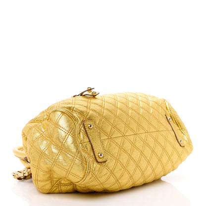 Marc Jacobs Metallic Calfskin Quilted Stam Gold 4 of 11