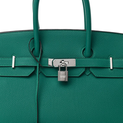 Hermes Togo Birkin 35 Malachite 7 of 9
