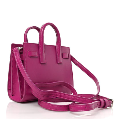Saint Laurent Calfskin Toy Sac De Jour Electric Pink 3 of 8
