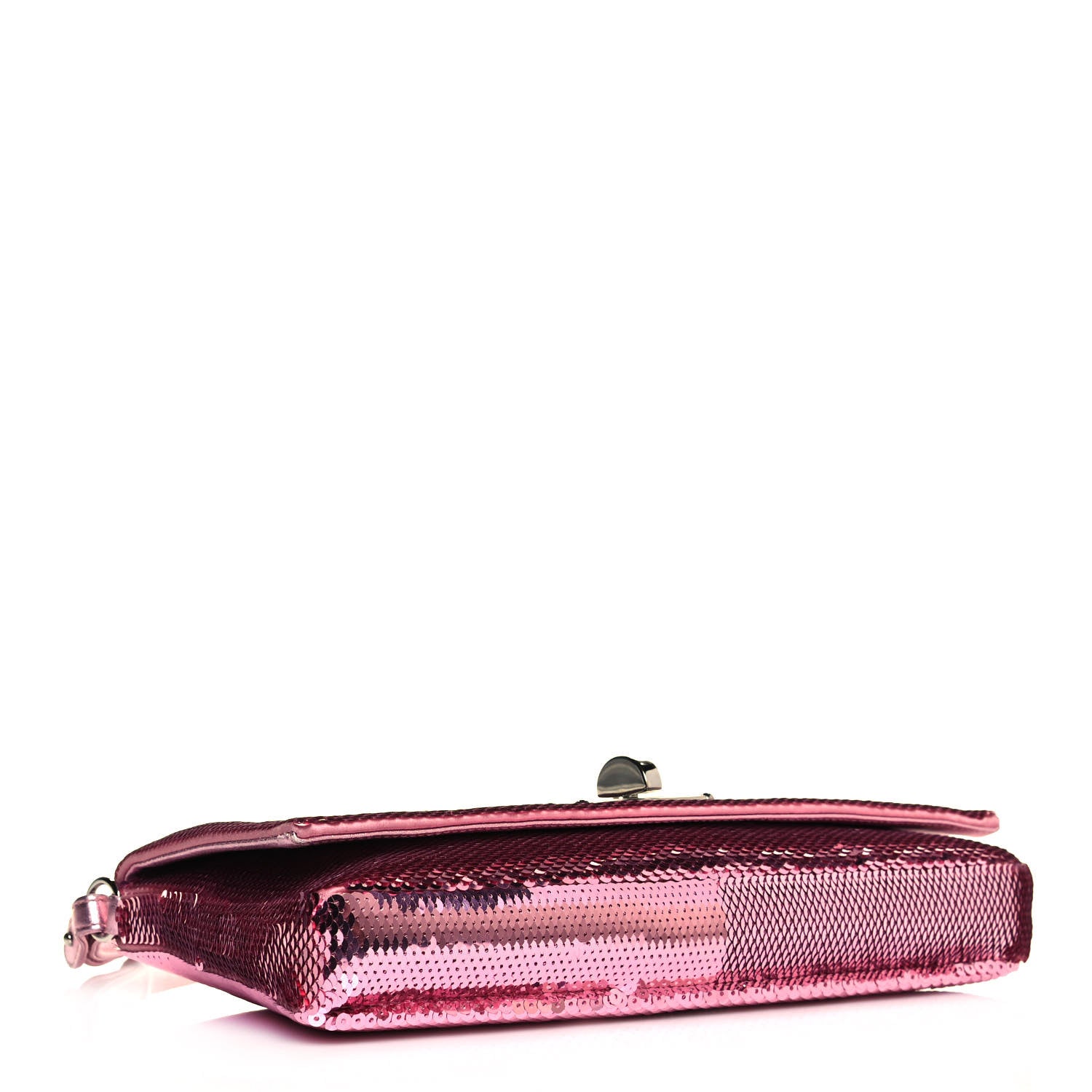 Miu Miu Paillettes Crystal Sequin Flap Rosa 3 of 10