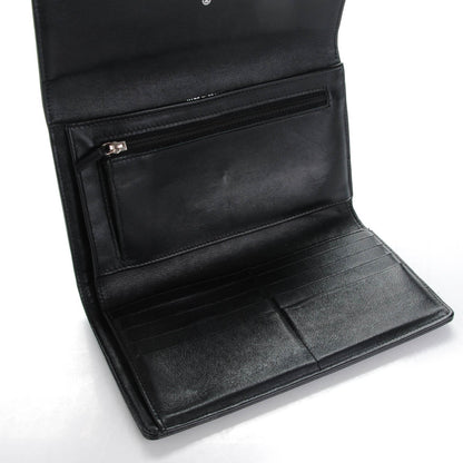 Chanel Caviar Sevruga Long Flap Wallet Black 5 of 8