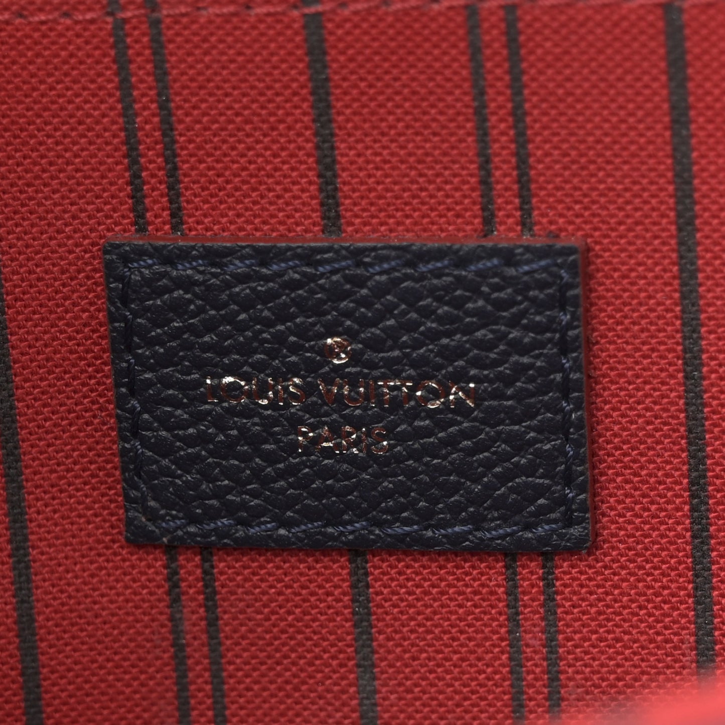Empreinte Pochette Metis Marine Rouge