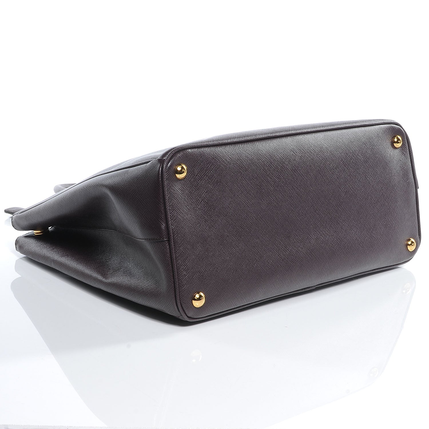 Prada Saffiano Lux Large Tote Bordeaux 4 of 8