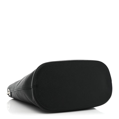 Prada Vitello Phenix Logo Hobo Black 4 of 7
