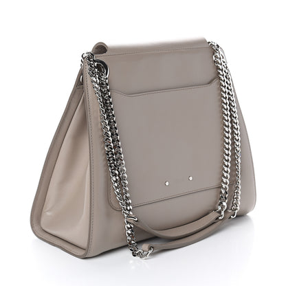 Chloe Shiny Calfskin Medium Annie Shoulder Bag Motty Grey 2 of 8