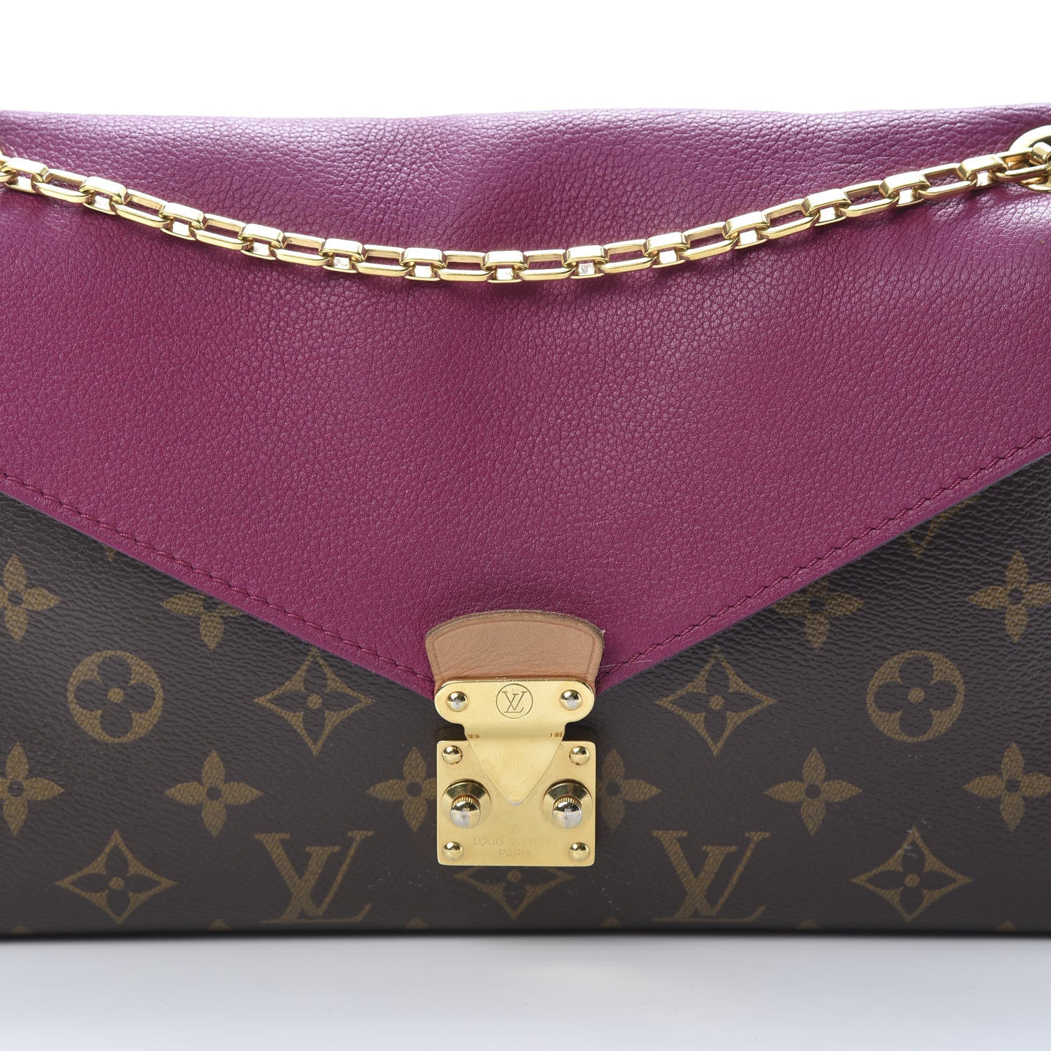 Louis Vuitton Monogram Pallas Chain Aurore 8 of 14