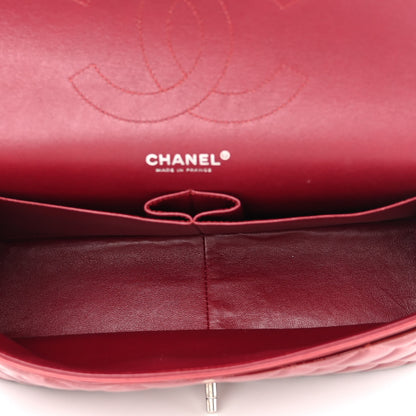 Chanel Patent Calfskin Quilted Jumbo Double Flap Red 5 of 13