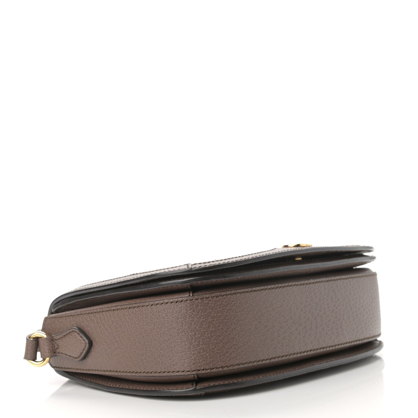 GG Supreme Monogram Web Small Ophidia Flap Messenger Bag Brown