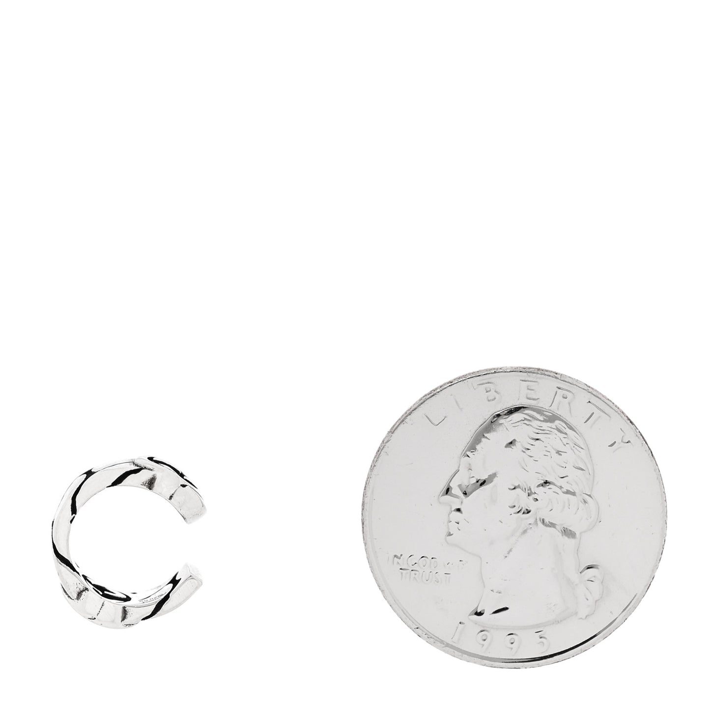 Sterling Silver Interlocking G Ear Cuff