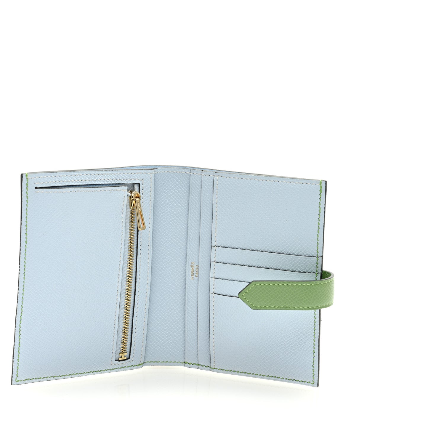 Epsom Verso Bearn Compact Wallet Vert Criquet Bleu Brume