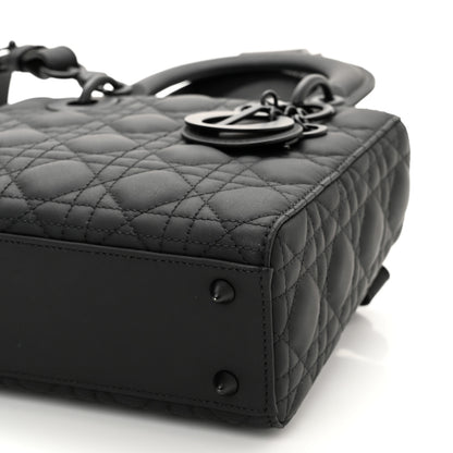 Christian Dior Ultra Matte Calfskin Cannage Small My ABCDior Lady Dior Black 10 of 10