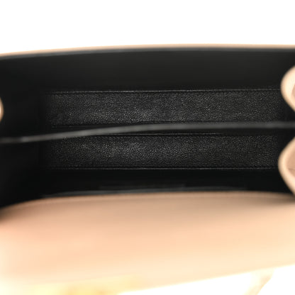 Saint Laurent Grain de Poudre Mini Classic Monogram Cassandra Top Handle Beige 5 of 13