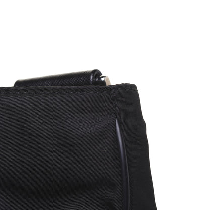 Prada Nylon Flat Messenger Bag Black 13 of 14
