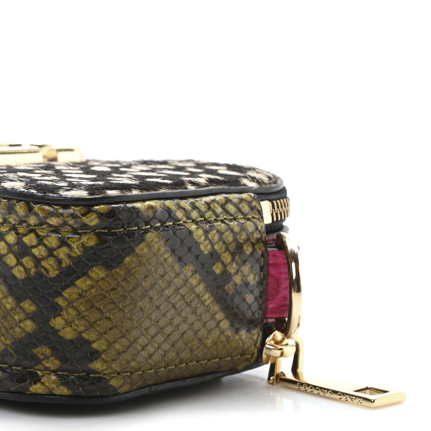 Marc Jacobs Calf Hair Crocodile Snakeskin Embossed Calfskin Snapshot Camera Bag Multicolor 10 of 10
