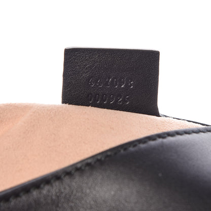 Gucci Calfskin Web Dog Embroidered Large Dionysus Hobo Black 8 of 10