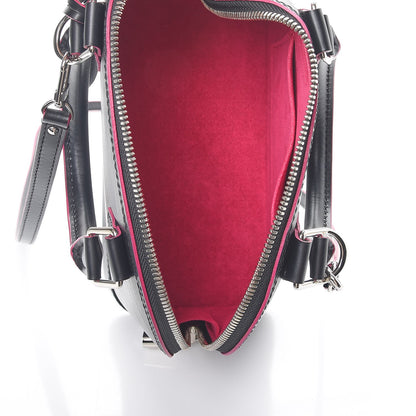 Louis Vuitton Epi Alma BB Black Hot Pink 5 of 8