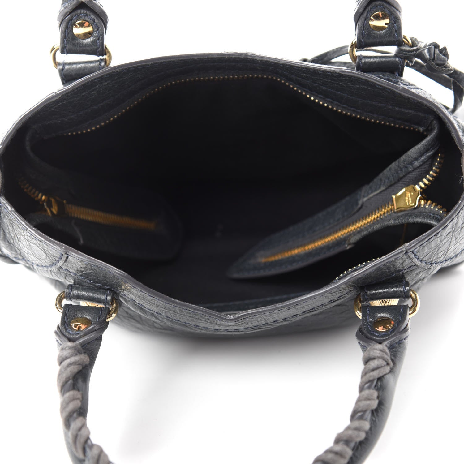 Balenciaga Agneau Giant 12 Gold Hardware Mini City Anthracite 5 of 14