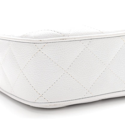 Chanel Caviar Quilted Camera Case White 10 of 15