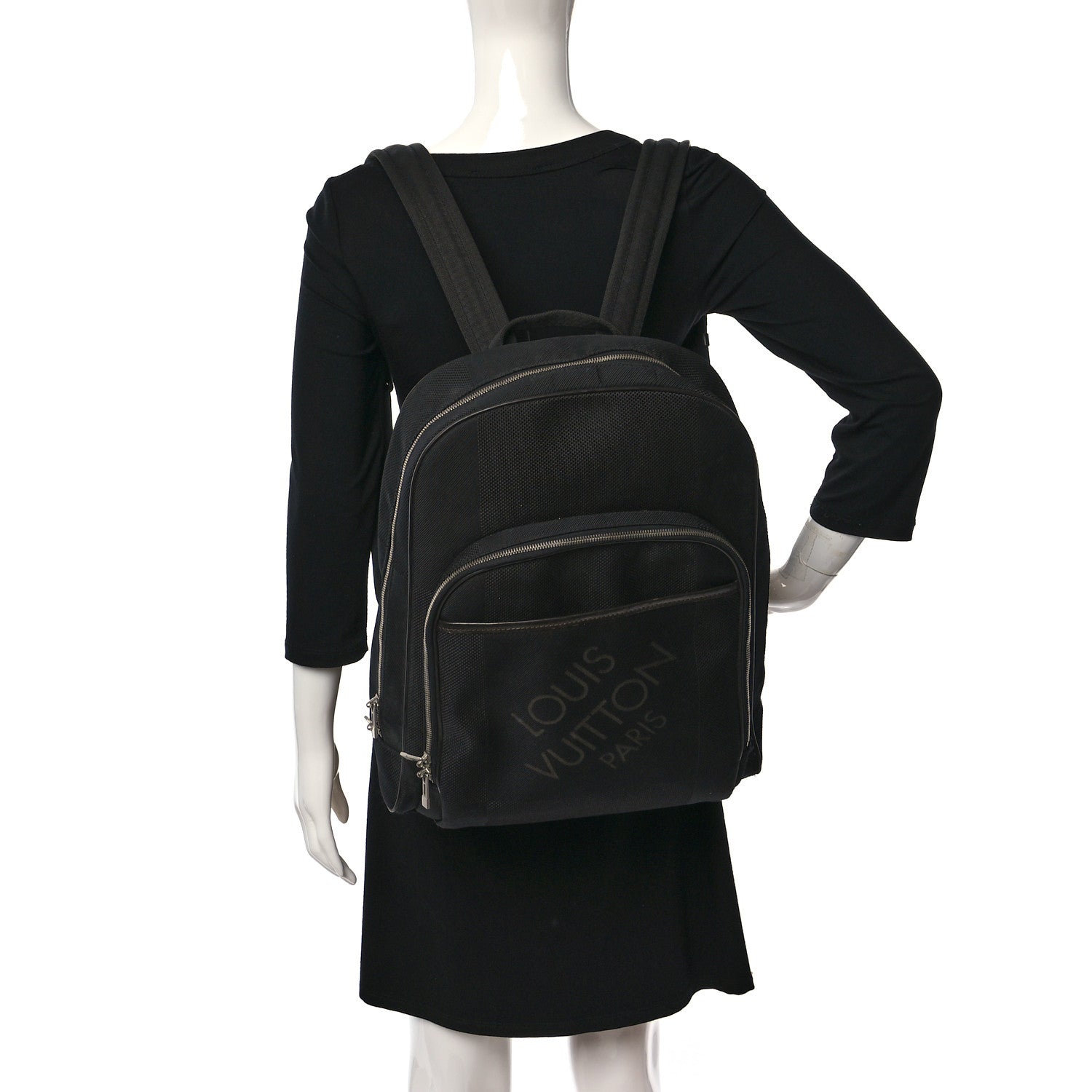 Louis Vuitton Damier Geant Neo Bongo Backpack Black 2 of 7