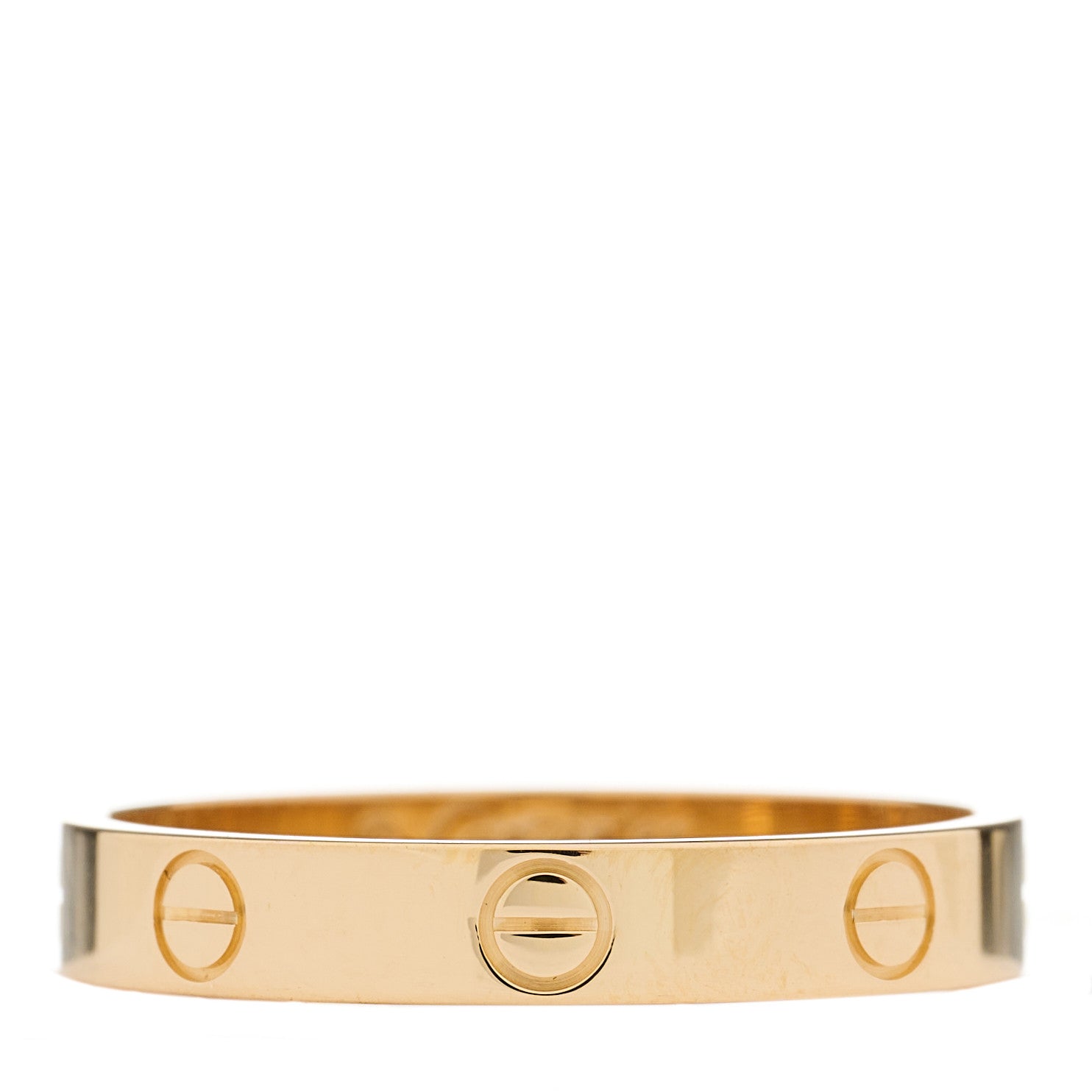 Cartier 18K Yellow Gold 3.5mm LOVE Wedding Band Ring 61 9.5 1 of 5