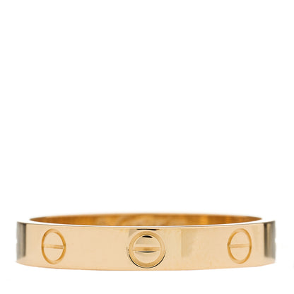 Cartier 18K Yellow Gold 3.5mm LOVE Wedding Band Ring 61 9.5 1 of 5