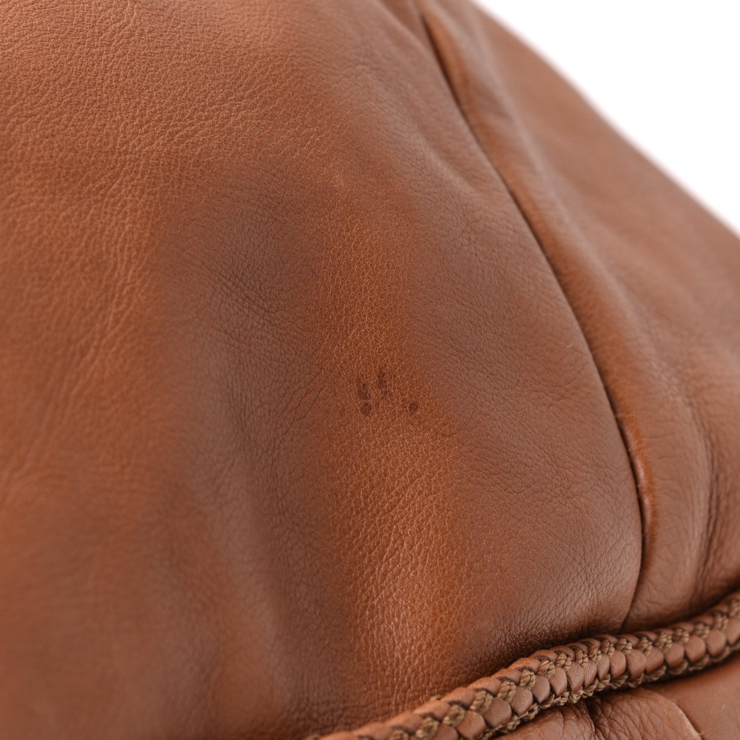 Pebbled Calfskin Medium Marrakech Shoulder Bag Camel