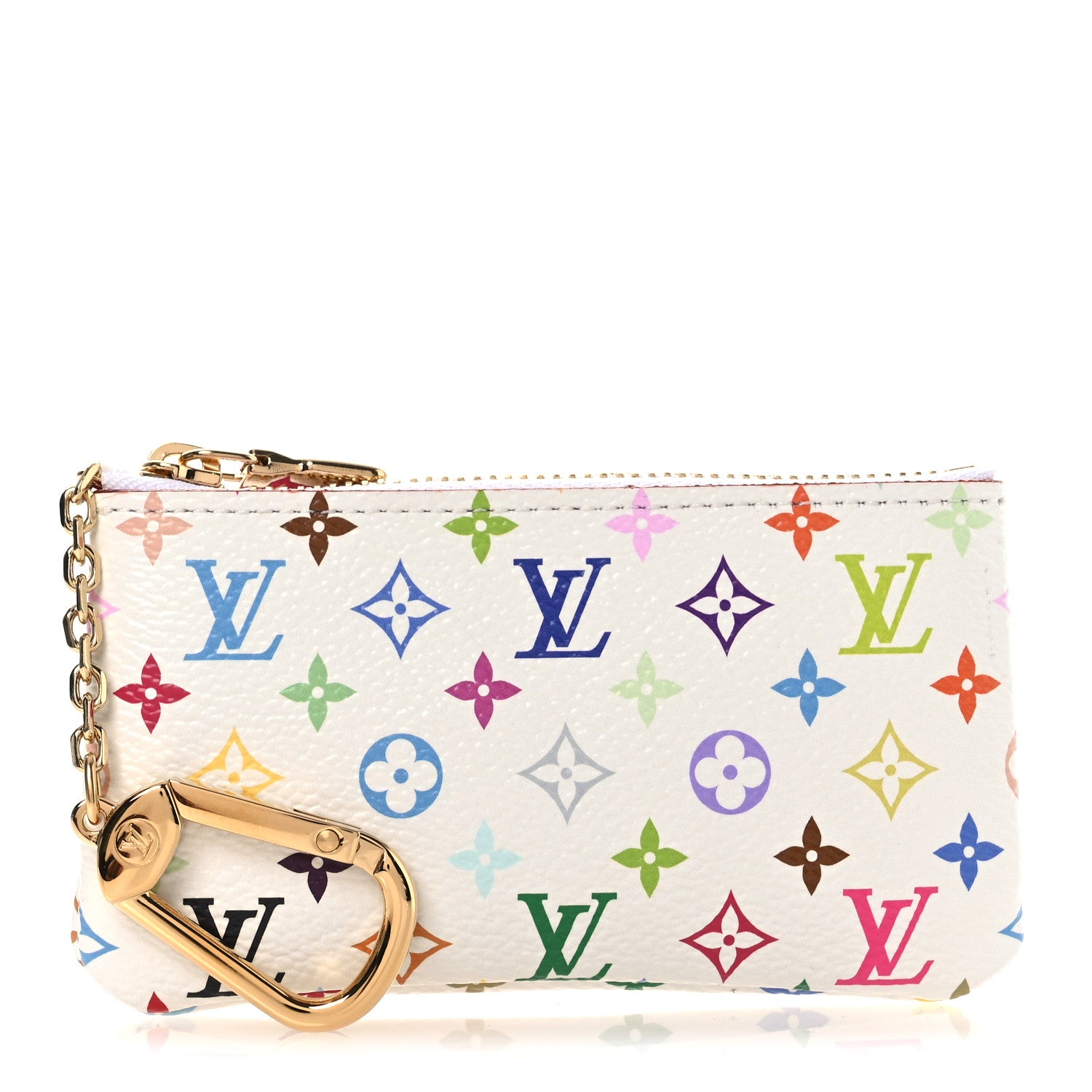 Louis Vuitton LV X TM Monogram Multicolor Key Pouch White 3 of 8