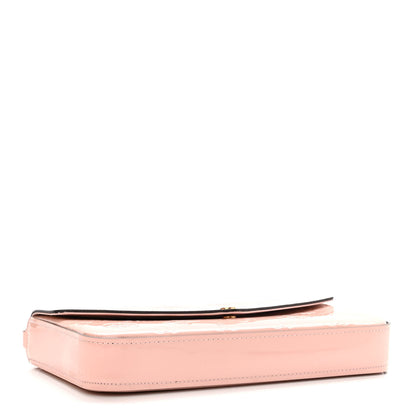 Louis Vuitton Vernis Pochette Felicie Chain Wallet Rose Ballerine 5 of 10