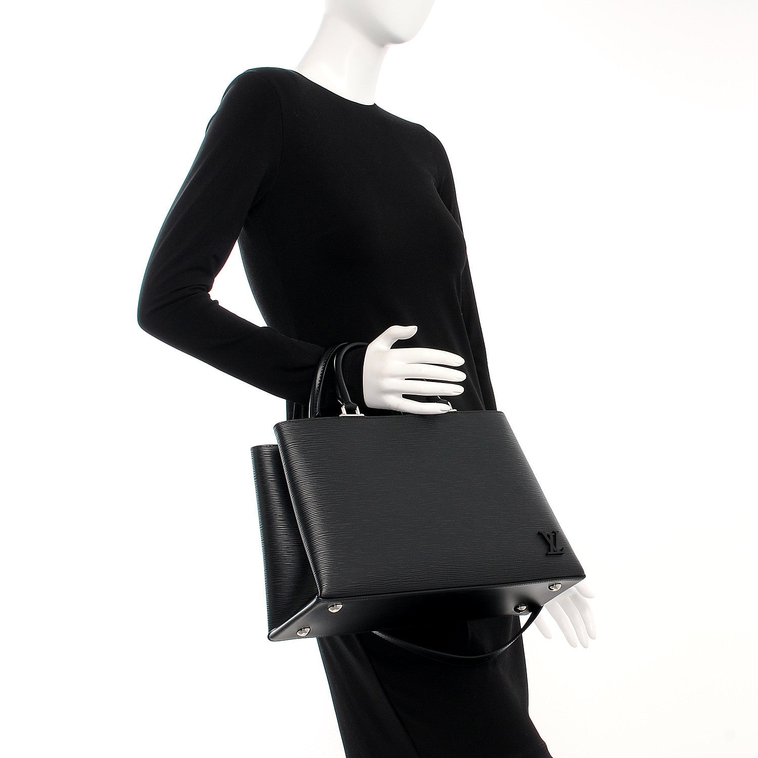 Louis Vuitton Epi Kleber MM Black 3 of 13