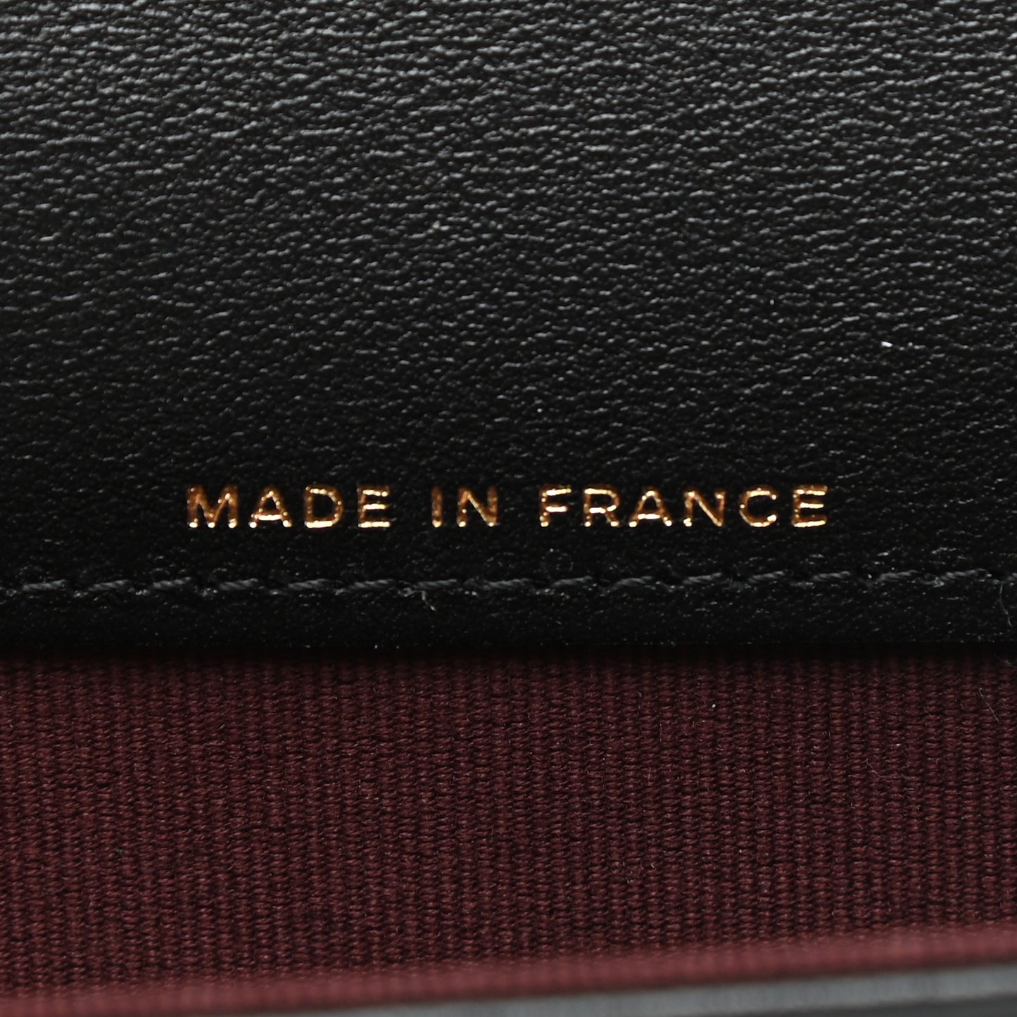 Lambskin Quilted Flap Card Holder Wallet Black