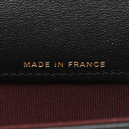 Chanel Lambskin Quilted Flap Card Holder Wallet Black 7 of 9