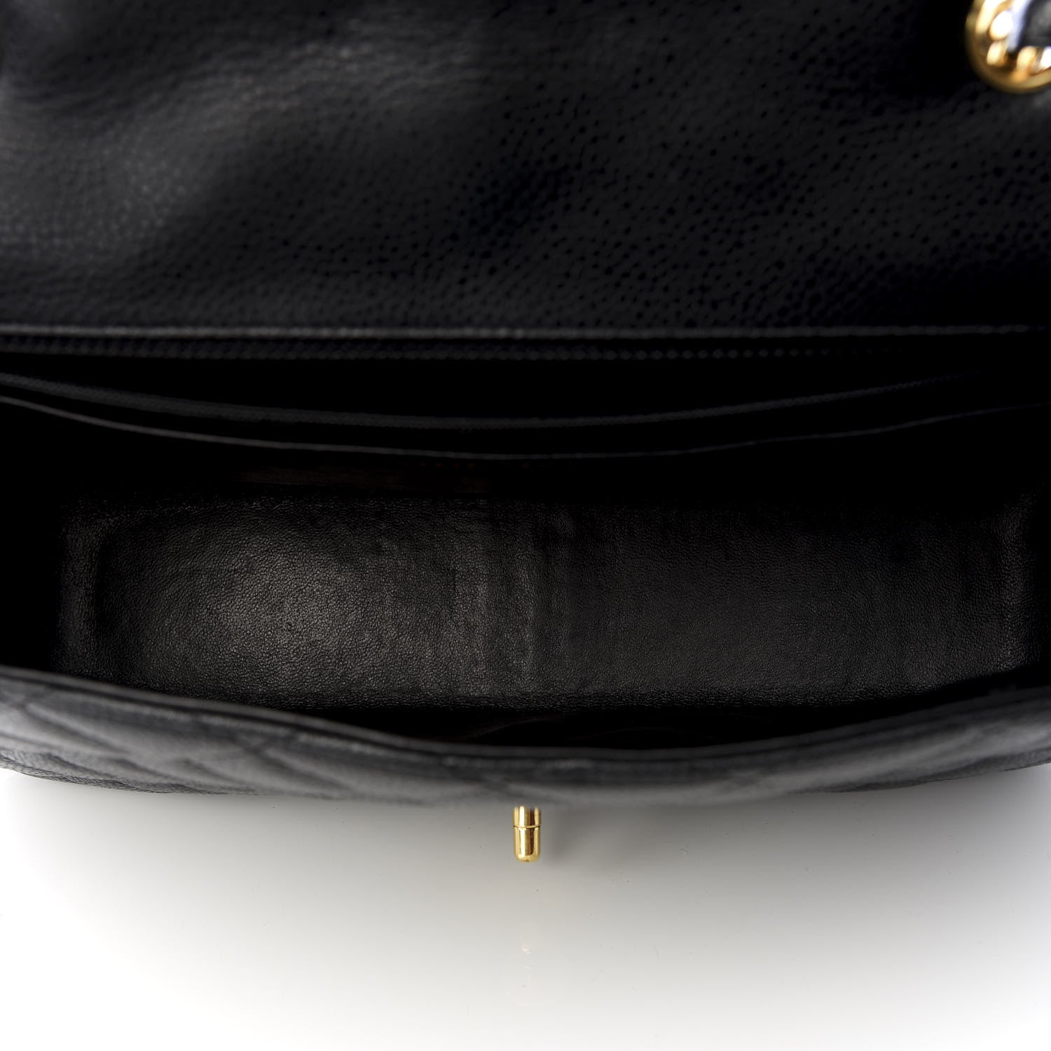 Chanel Caviar Quilted Jumbo Single Flap Black 4 of 7