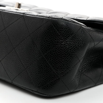 Chanel Caviar Quilted Jumbo Double Flap Black 10 of 10