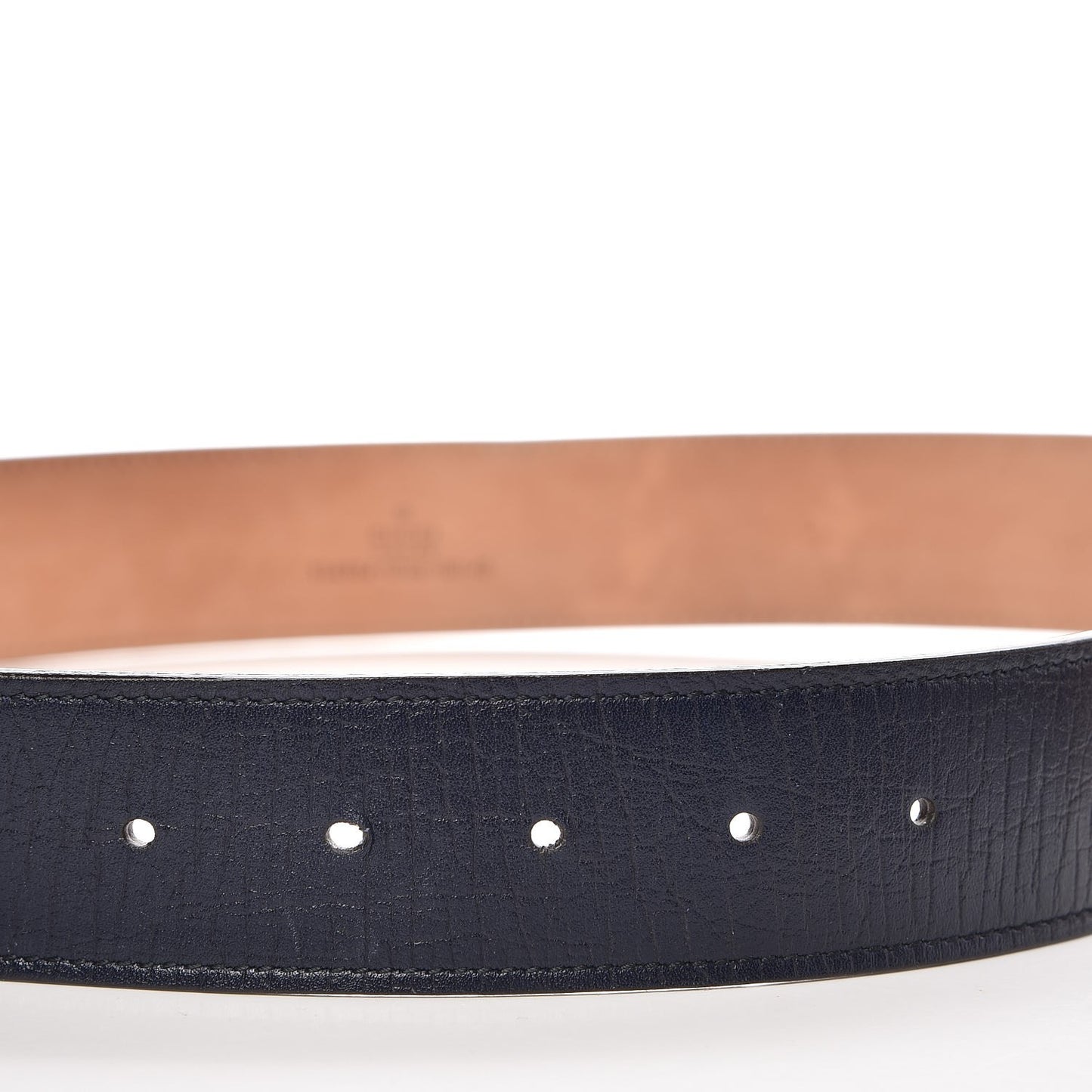 Calfskin Web Interlocking G Belt 100 40 Navy