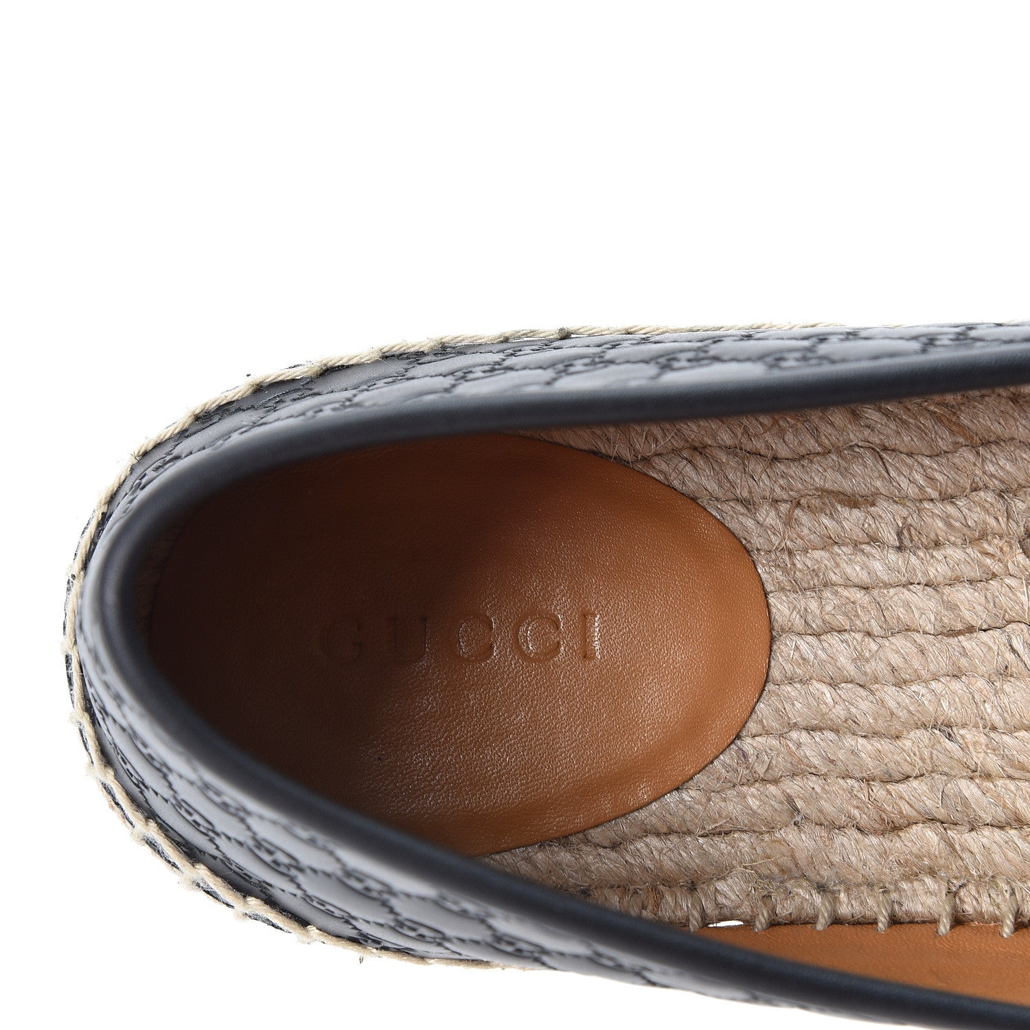 Gucci Microguccissima Signature Espadrilles 37 Black 7 of 10