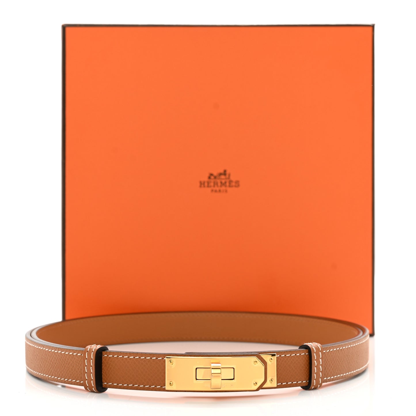 Epsom Kelly Belt Gold