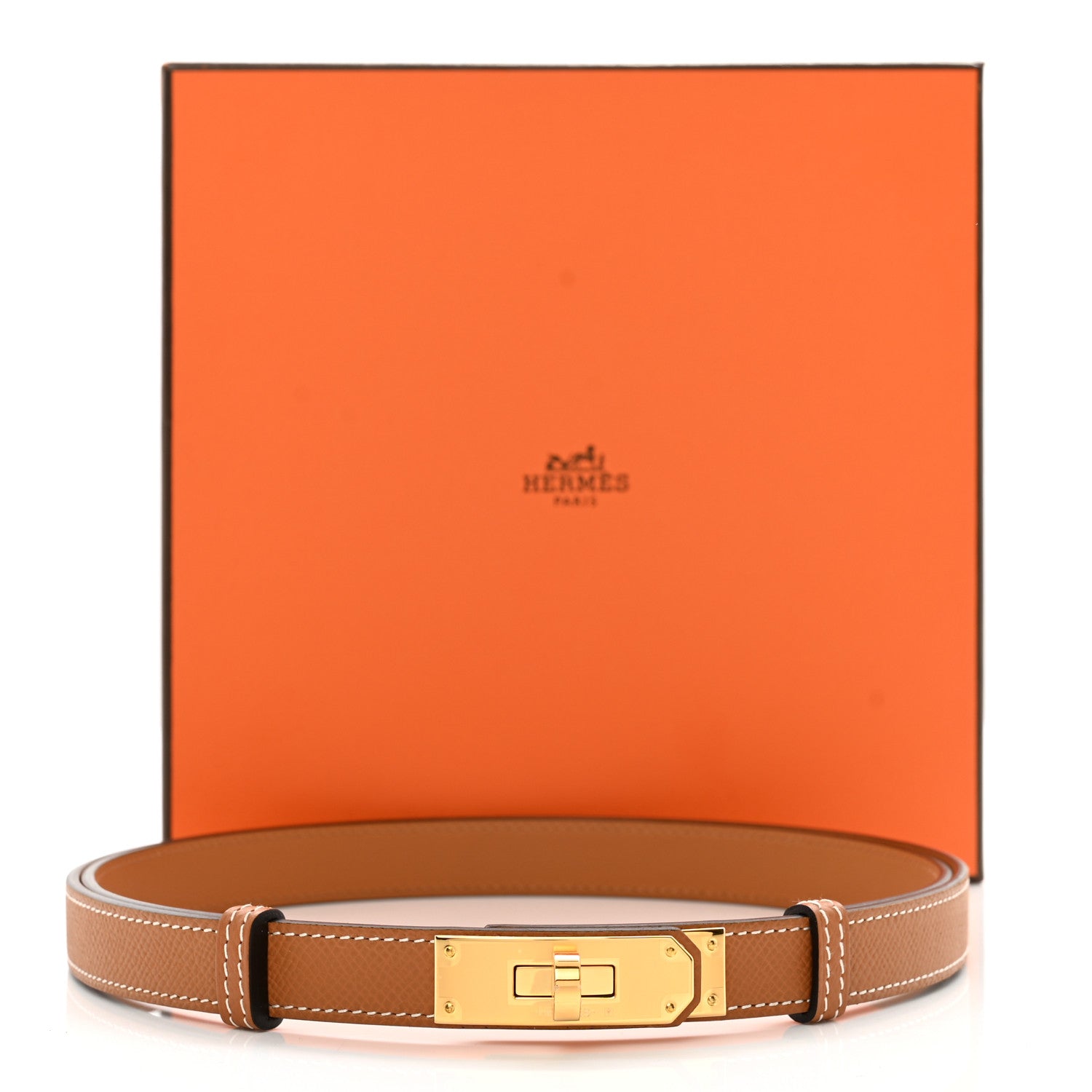 Hermes Epsom Kelly Belt Gold 4 of 4