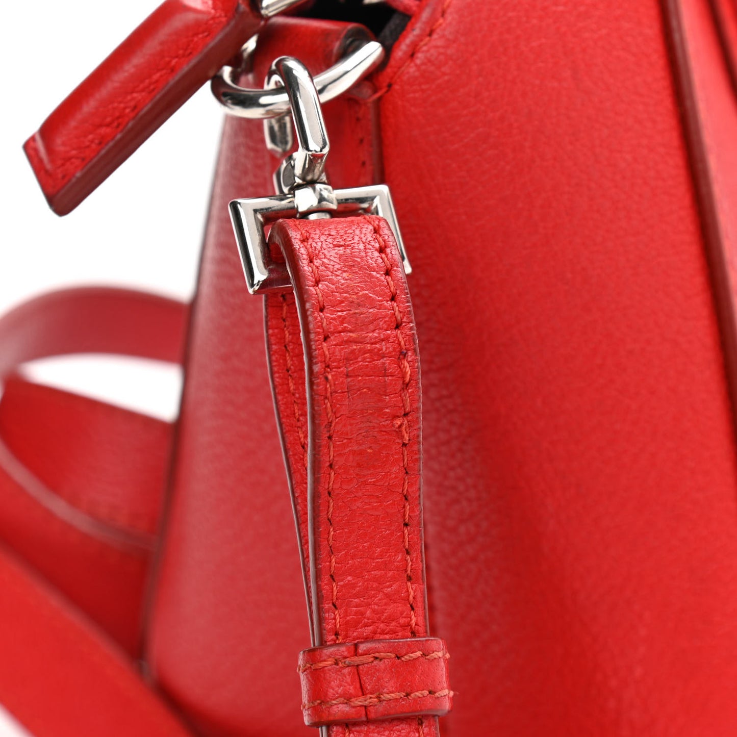 Sugar Goatskin Mini Antigona Red