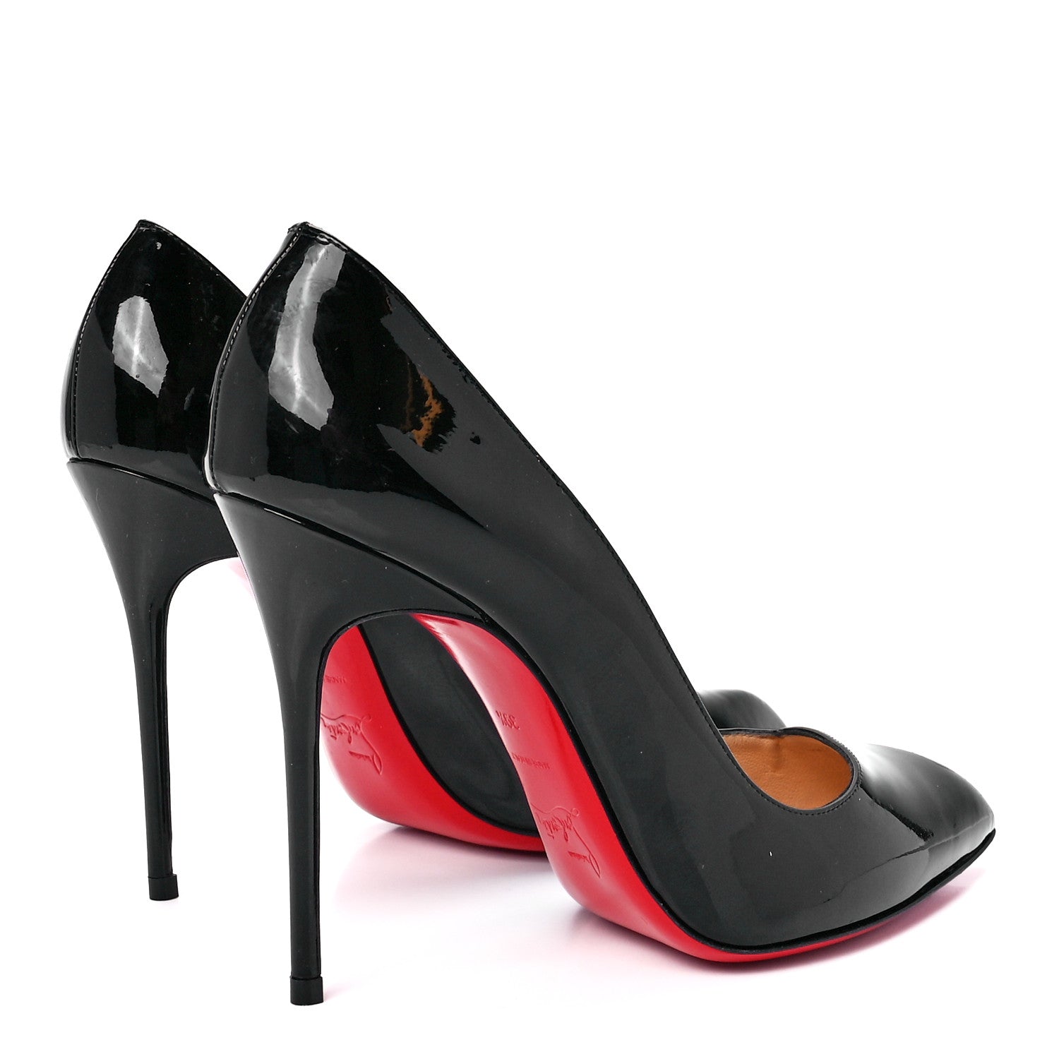 Christian Louboutin Patent Corneille 100 Pumps 39.5 Black 3 of 9