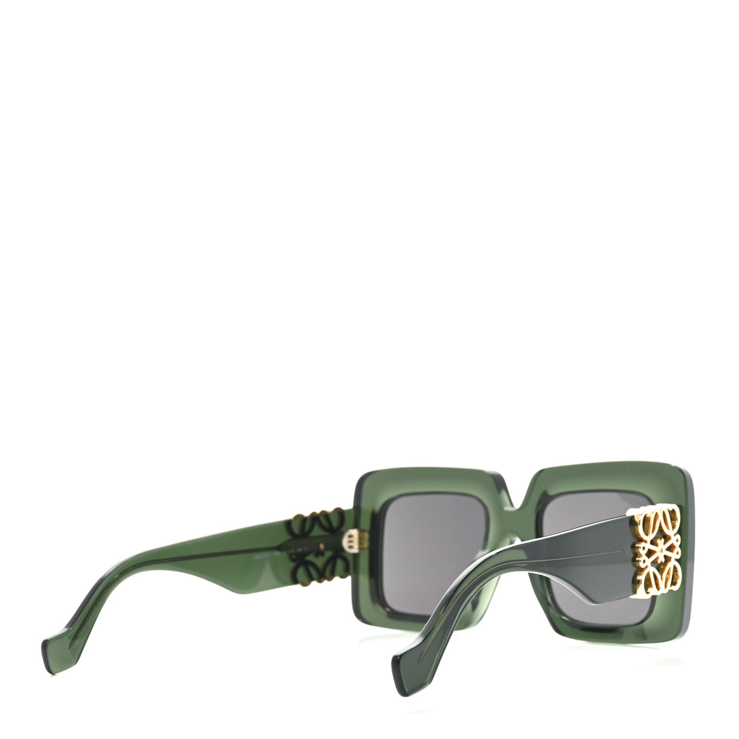 Acetate Anagram Square Sunglasses LW40176U Green