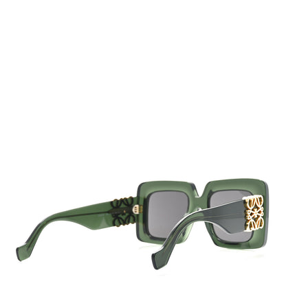 Loewe Acetate Anagram Square Sunglasses LW40176U Green 4 of 7