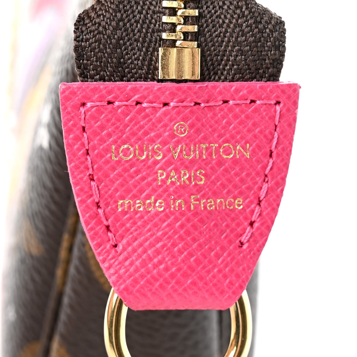 Monogram 2019 Christmas Animation Mini Courchevel Pochette Accessories Fuchsia