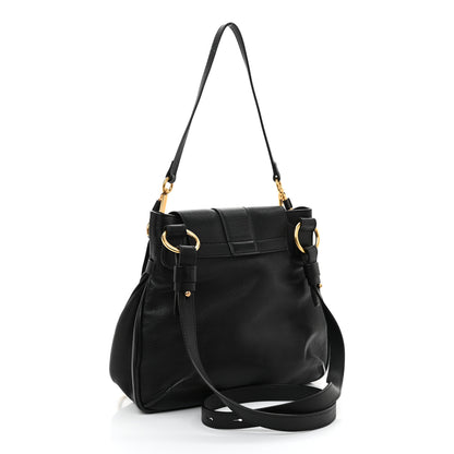 Chloe Grained Lambskin Calfskin Small Lexa Shoulder Bag Black 3 of 10