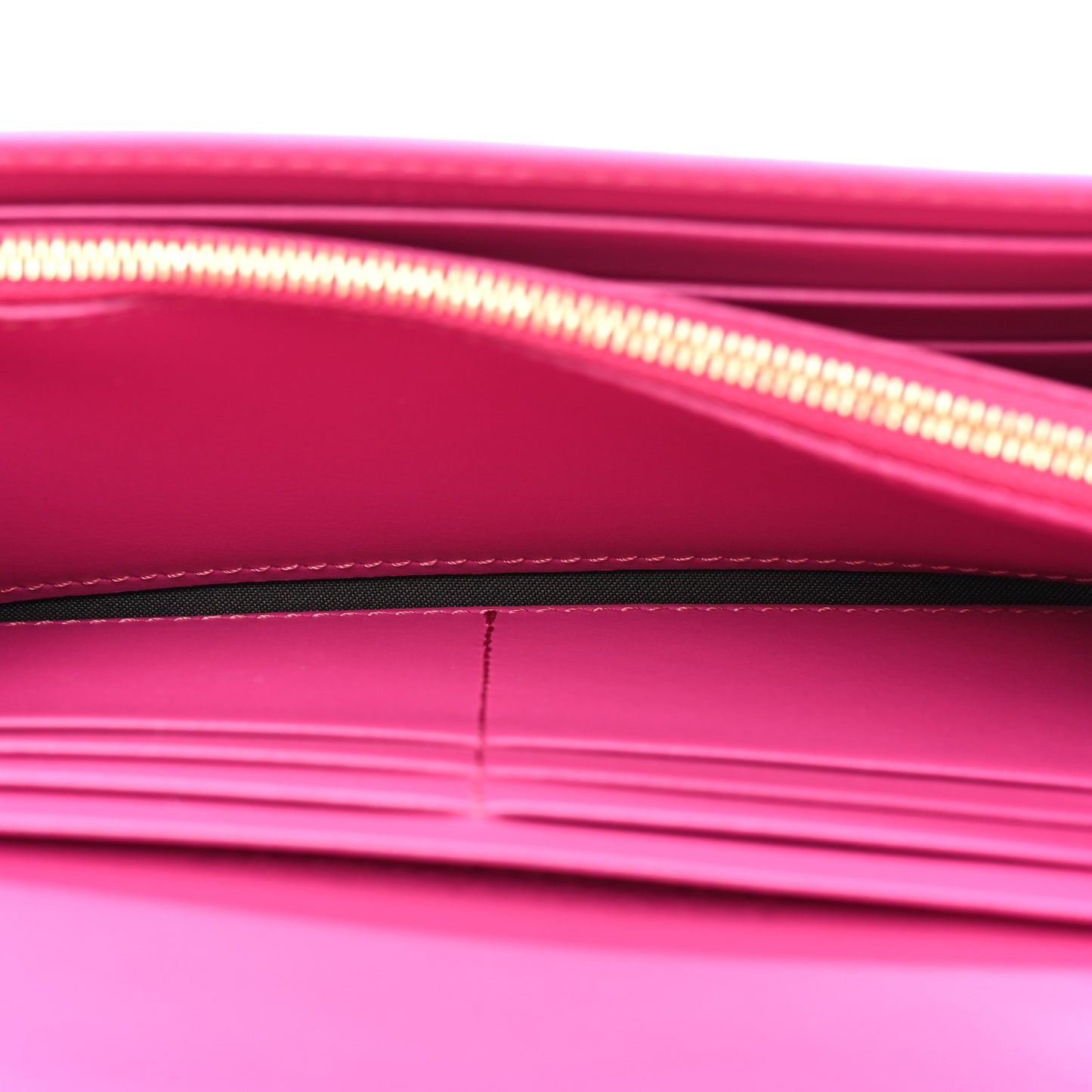 Vitello King Cruise FF Diamonds Continental Envelope Wallet On Chain Geranio Ciclamino Pilar