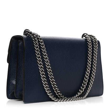 Gucci Dollar Calfskin Crystal Small Dionysus Shoulder Bag Blue Agata Montana Sapphire 3 of 12