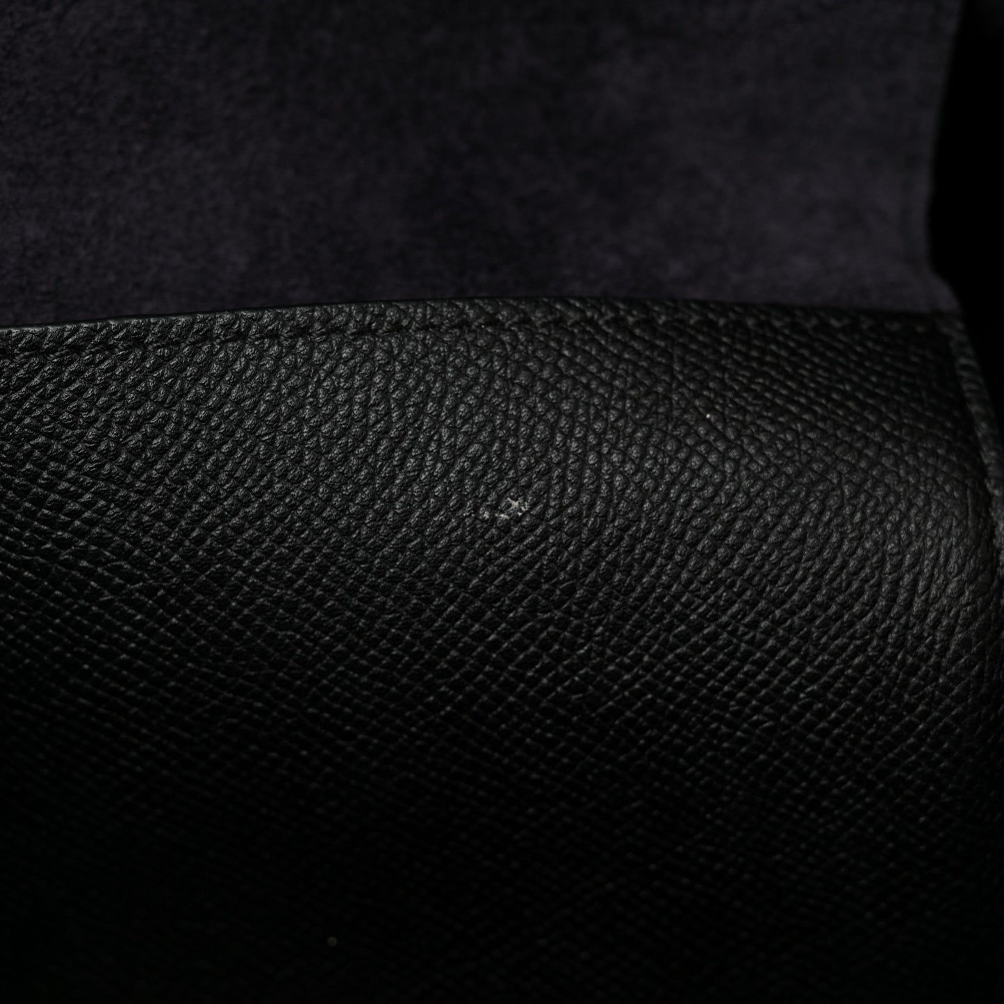 Grained Calfskin Small Belt Bag Black
