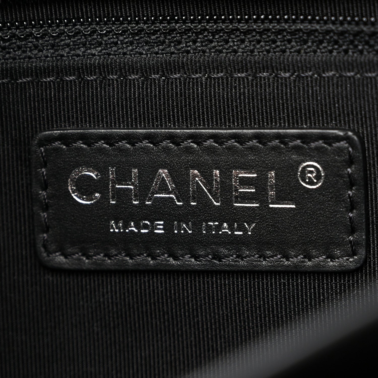 Chanel Metallic Goatskin Quilted Large Rock In Rome Flap Black 7 of 14