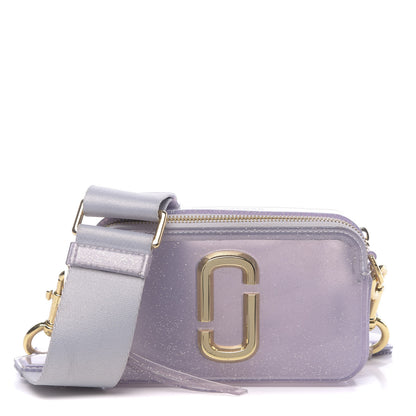Marc Jacobs Jelly Glitter Small Snapshot Camera Bag Silver Multi 1 of 13