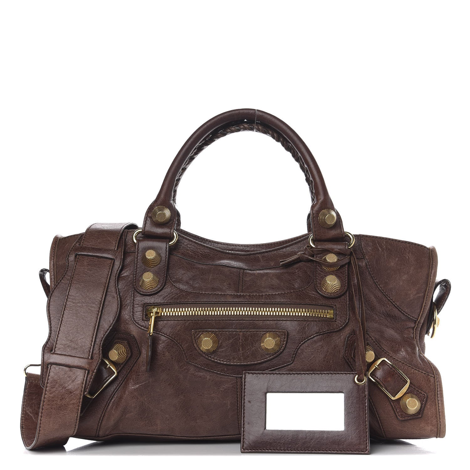 Balenciaga Chevre Giant 21 Gold Hardware Part Time Truffle 1 of 11